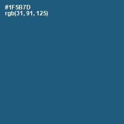 #1F5B7D - Blumine Color Image