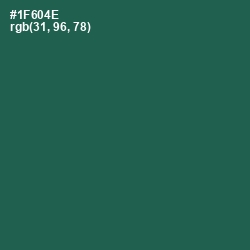 #1F604E - Green Pea Color Image