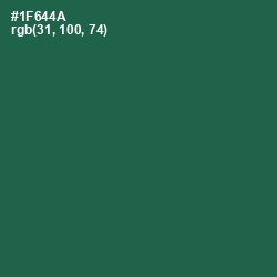 #1F644A - Green Pea Color Image