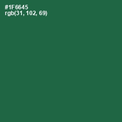 #1F6645 - Green Pea Color Image