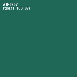 #1F6757 - Green Pea Color Image