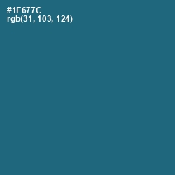 #1F677C - Elm Color Image