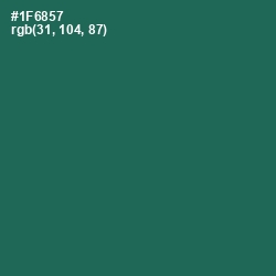 #1F6857 - Green Pea Color Image