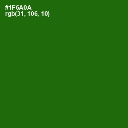 #1F6A0A - Japanese Laurel Color Image