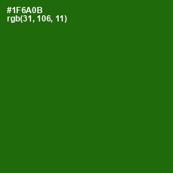 #1F6A0B - Japanese Laurel Color Image
