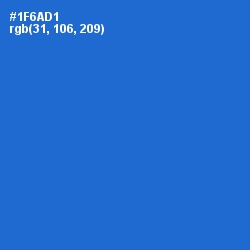 #1F6AD1 - Science Blue Color Image
