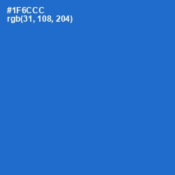 #1F6CCC - Science Blue Color Image