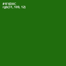 #1F6D0C - Japanese Laurel Color Image