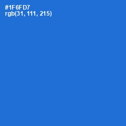 #1F6FD7 - Science Blue Color Image