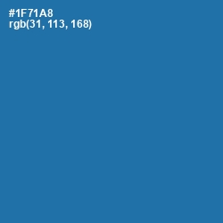 #1F71A8 - Denim Color Image
