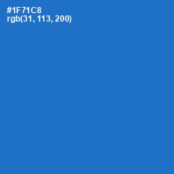 #1F71C8 - Science Blue Color Image