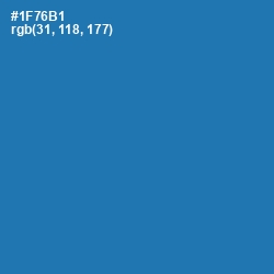 #1F76B1 - Denim Color Image