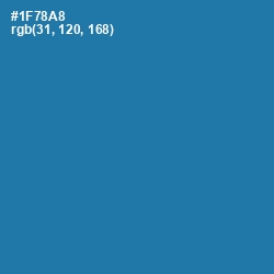 #1F78A8 - Deep Cerulean Color Image