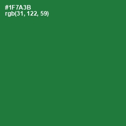 #1F7A3B - Fun Green Color Image