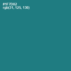 #1F7D82 - Blue Lagoon Color Image