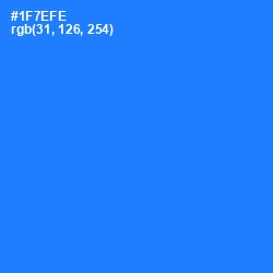 #1F7EFE - Azure Radiance Color Image