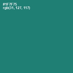 #1F7F75 - Elm Color Image