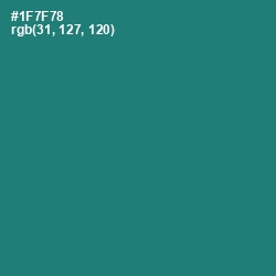 #1F7F78 - Elm Color Image