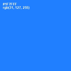 #1F7FFF - Azure Radiance Color Image