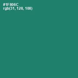#1F806C - Elf Green Color Image