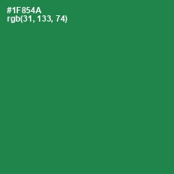 #1F854A - Eucalyptus Color Image