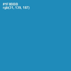 #1F8BBB - Eastern Blue Color Image