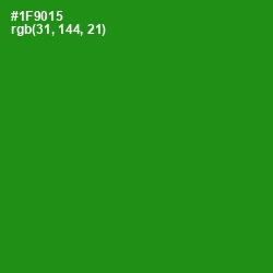 #1F9015 - Forest Green Color Image