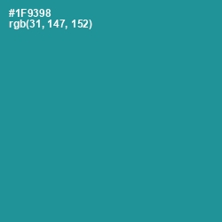#1F9398 - Blue Chill Color Image