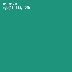 #1F947D - Elf Green Color Image