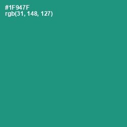 #1F947F - Elf Green Color Image