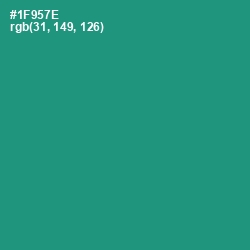 #1F957E - Elf Green Color Image