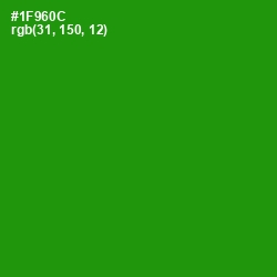 #1F960C - Forest Green Color Image