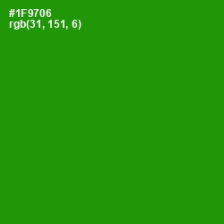 #1F9706 - Forest Green Color Image