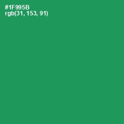 #1F995B - Eucalyptus Color Image