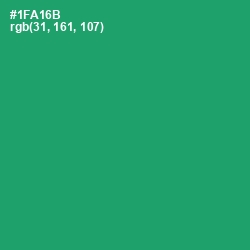 #1FA16B - Green Haze Color Image