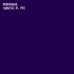 #20004A - Violet Color Image