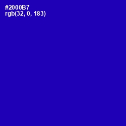 #2000B7 - Ultramarine Color Image