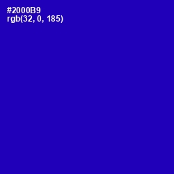 #2000B9 - Ultramarine Color Image