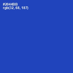 #2044BB - Cerulean Blue Color Image