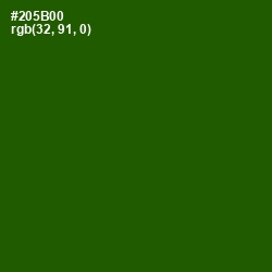 #205B00 - Green House Color Image