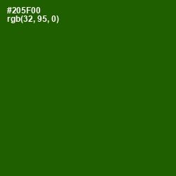 #205F00 - Green House Color Image