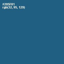 #205F81 - Chambray Color Image