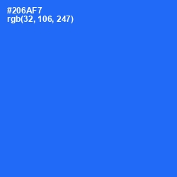 #206AF7 - Blue Ribbon Color Image