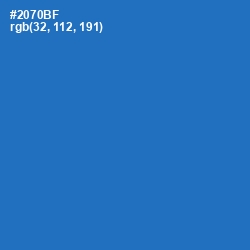 #2070BF - Astral Color Image