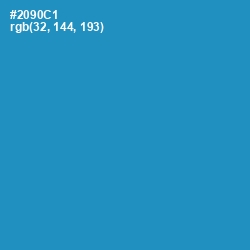 #2090C1 - Curious Blue Color Image