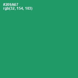 #209A67 - Eucalyptus Color Image