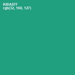 #20A07F - Jade Color Image