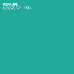 #20AB9D - Jungle Green Color Image