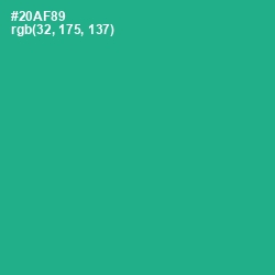 #20AF89 - Jungle Green Color Image