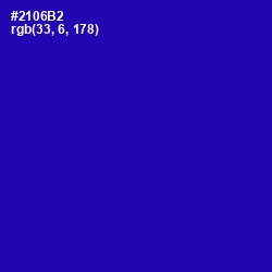 #2106B2 - Ultramarine Color Image